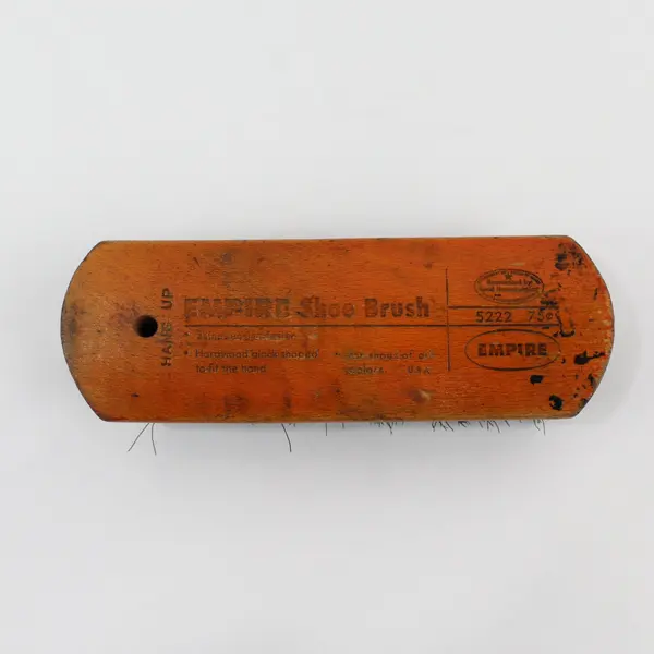 Vintage Empire Hang Up Wooden Shoe Brush 