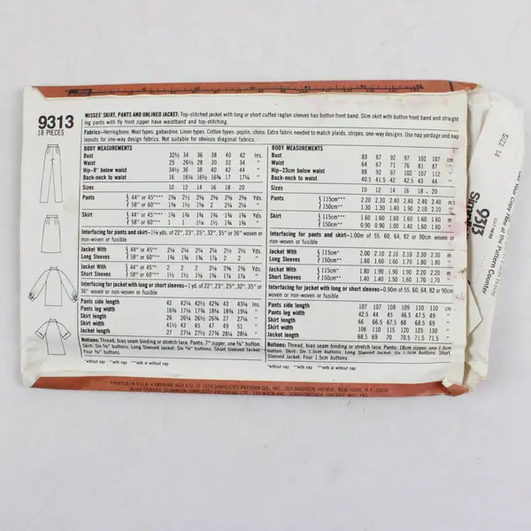 Lot of 3 Simplicity Sewing Patterns 8918 9313 5473 Misses Boys