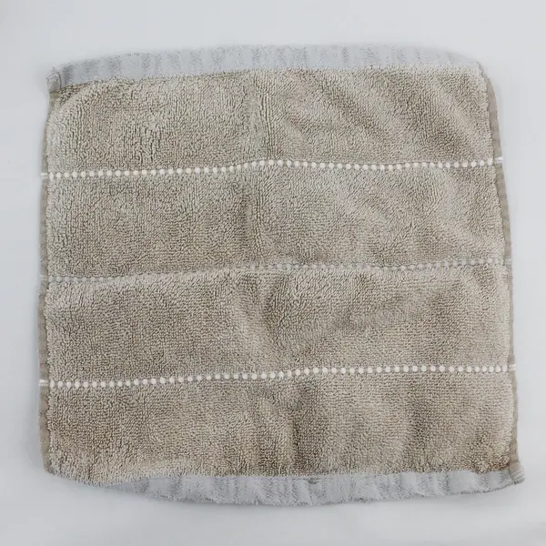 Set of 3 DKNY Beige Cotton Towels Bath Hand Washcloth