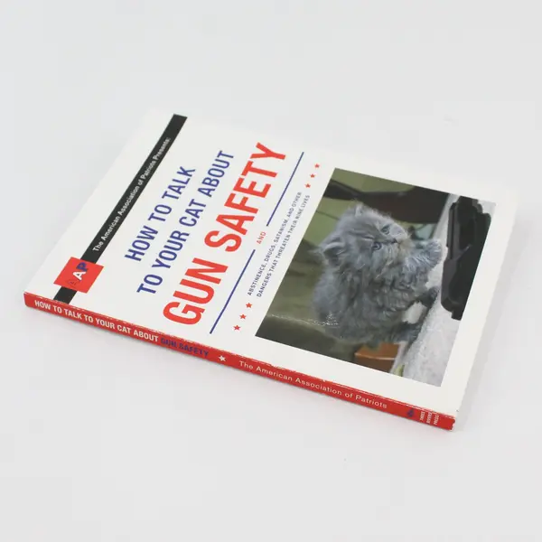 How to Talk to Your Cat about Gun Safety by Zachary Auburn 2016, Trade Paperback