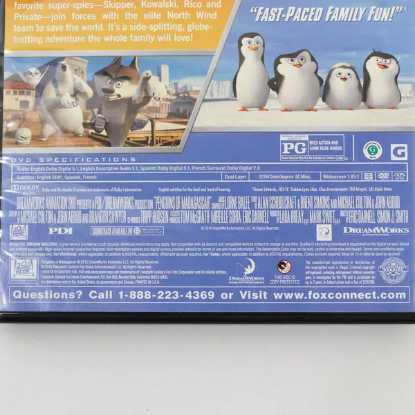 Penguins of Madagascar the Movie (DVD, Rental Exclusive)