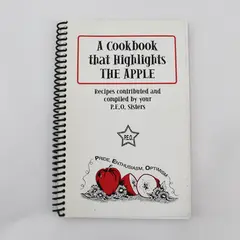 A Cookbook That Highlights the Apple by P.E.O  Sisters Spiral
