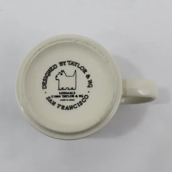 Vintage 1984 Minimals Designed by Taylor & NG San Francisco Coffee Mug