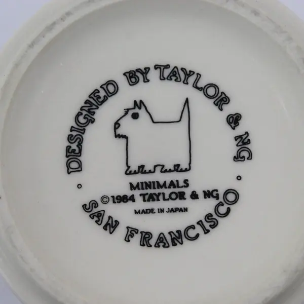 Vintage 1984 Minimals Designed by Taylor & NG San Francisco Coffee Mug