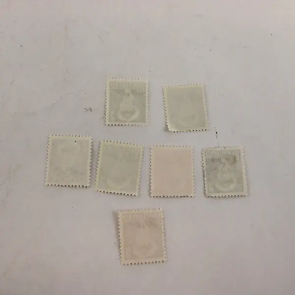 Lot Of 7 Greenland King Frederik IX Stamps Used 1950s