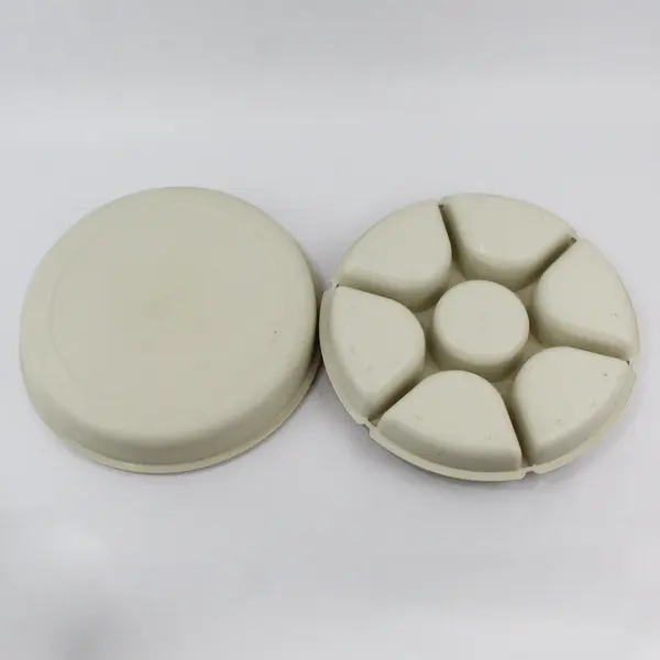 Vintage Tupperware 1665-2 Divided Veggie Tray 1666-2 Lid