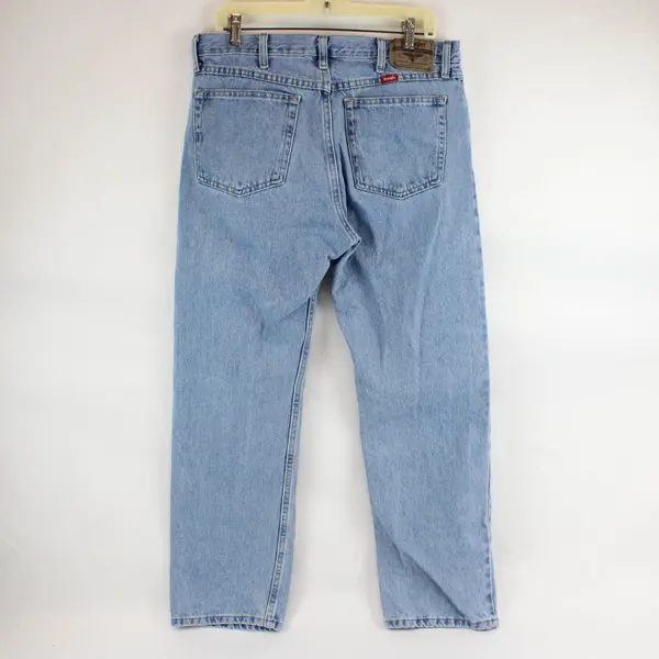 Wrangler Men's 34x30 Light Wash Straight Leg Jeans 1096501SL