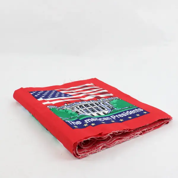 The American Presidents Fabric Book 16 "Pages" - Incomplete Fabric Cuts