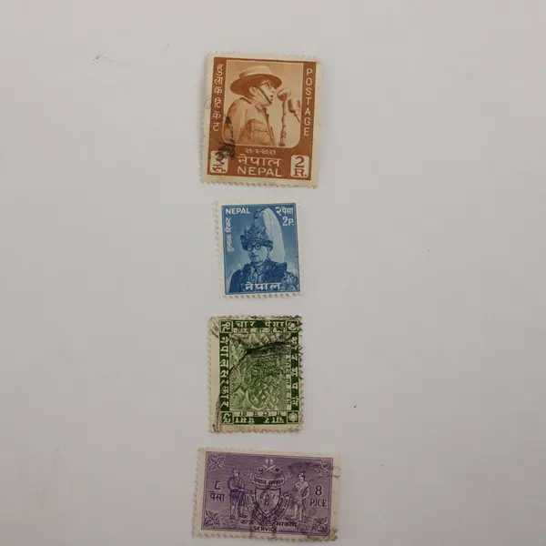 Lot Of 9 Nepal Stamps 1950s-1960s Used