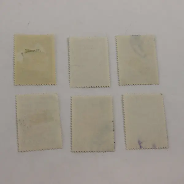 Lot Of 6 Angola 1955 Map Stamps Used Hinged