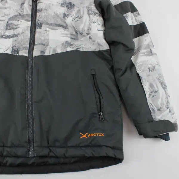 Arctix Unisex Kids Catamount Ski Lift Print Insulated Jacket Size M