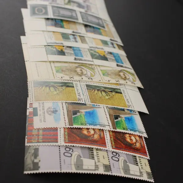 Lot Of 10 Israel Commemorative Stamp Blocks (40 Stamps Total) 1992 MNH