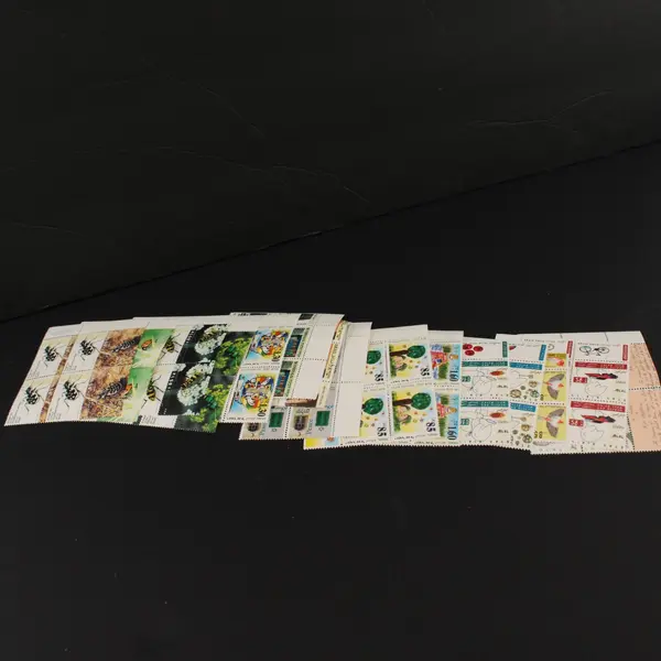 Lot Of 15 Israel Commemorative Stamp Blocks (60 Stamps Total) 1994 MNH