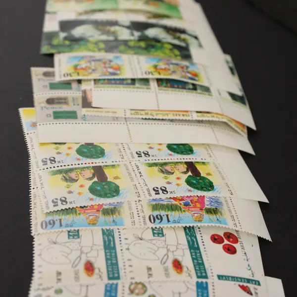 Lot Of 15 Israel Commemorative Stamp Blocks (60 Stamps Total) 1994 MNH