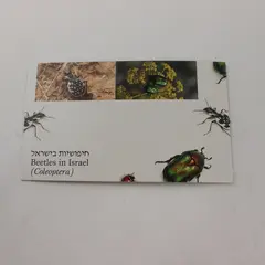 Israel 1994 Coleoptera Beetles Stamps Booklet VF MNH (8 Stamps Total)