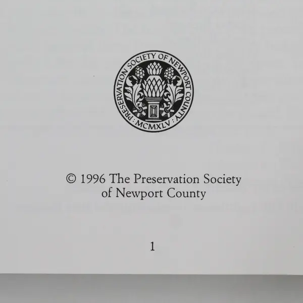 Newport Cooks and Collects Cookbook Recipes 1996 Spiral Preservation Society