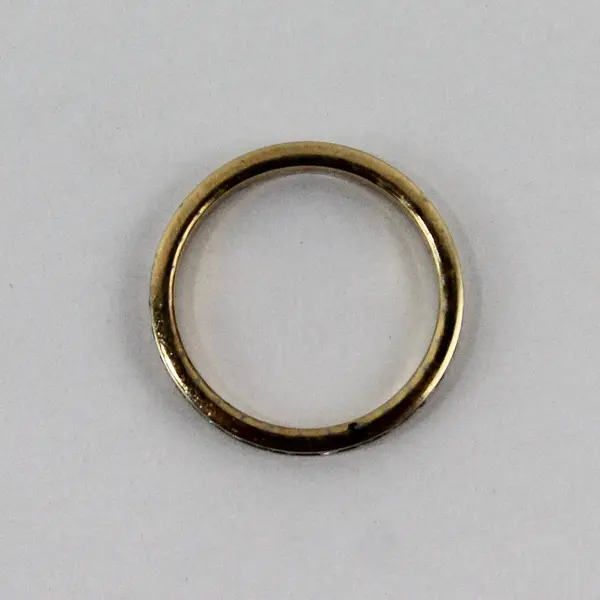 Gold-Tone Cubic Zirconia Eternity Band Size 6