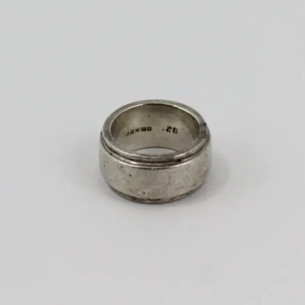 Women's Artisan Made Solid Sterling Silver Band Ring Size 4.5