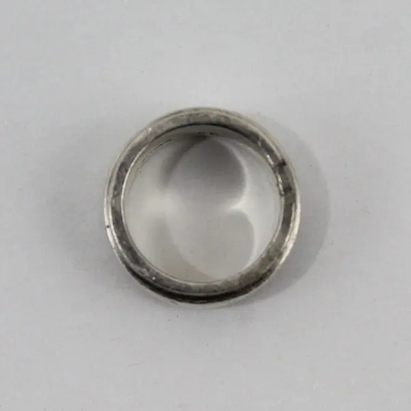 Women's Artisan Made Solid Sterling Silver Band Ring Size 4.5
