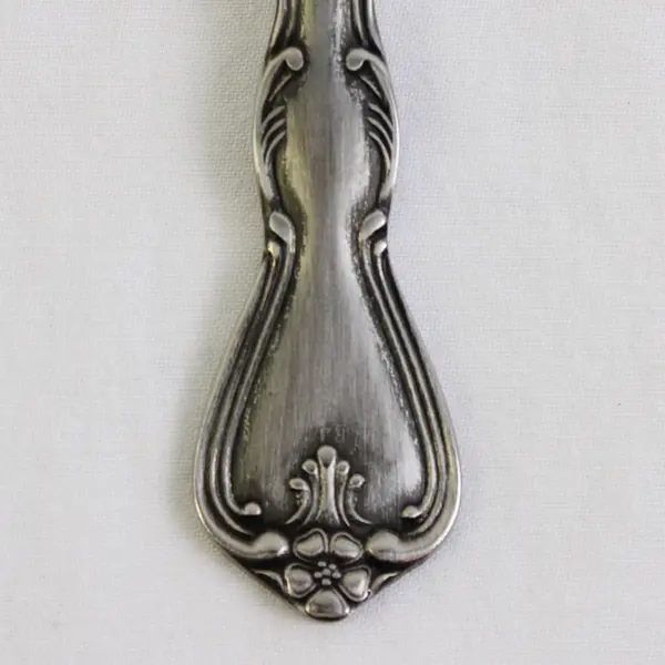 Set of 4 Noritake Sylvia Sugar Spoons 18/8 Stainless Steel Satin Finish 5.75 In