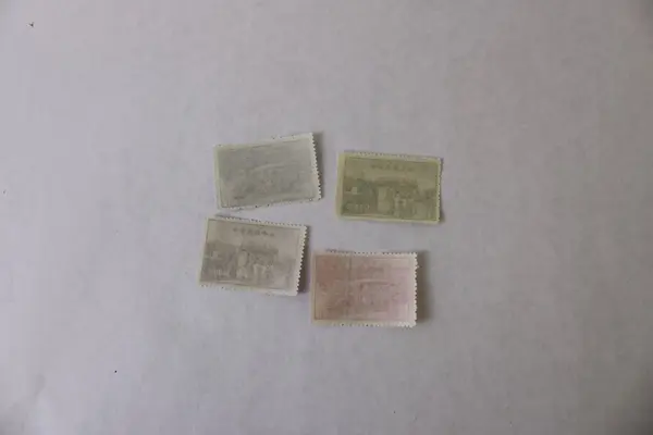 Set Of 4 China Mobile Post Office & Kiosk Stamps 1947 MNH 