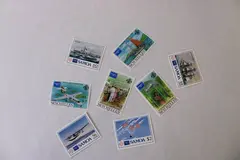 Lot Of 8 AMERIPEX 1986 Stamps Samoa and Seychelles MNH