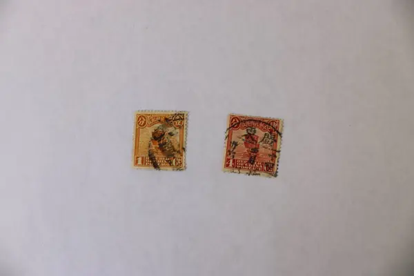 Lot Of 8 Republic Of China 1913-1924 Junk Ship Stamps Used
