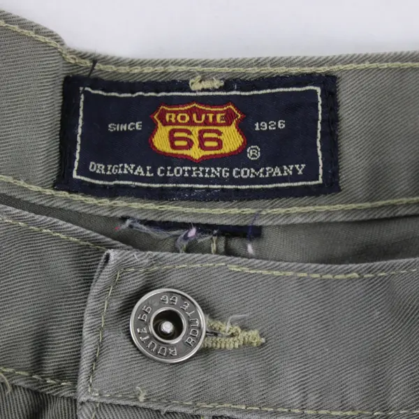 Route 66 Gray-green Khaki Shorts Women's 32" Waist