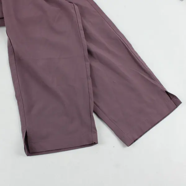 Eddie Bauer Mauve Purple Straight-Leg Outdoor Pants Small 