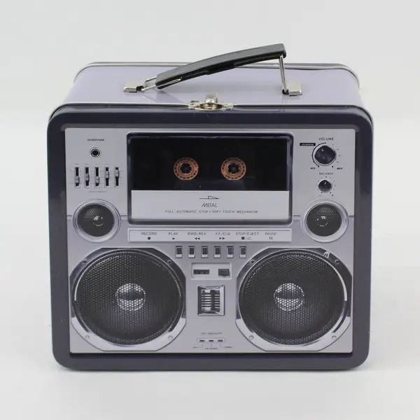 80's Retro Boombox Radio Lunchbox Tin Tote 2012 Buy Design Studios