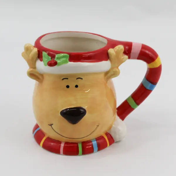 Ceramic Christmas Reindeer Mug