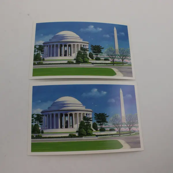 Lot Of 4 USPS Washington DC Monuments 1989 Postal Cards SC# UX143-44