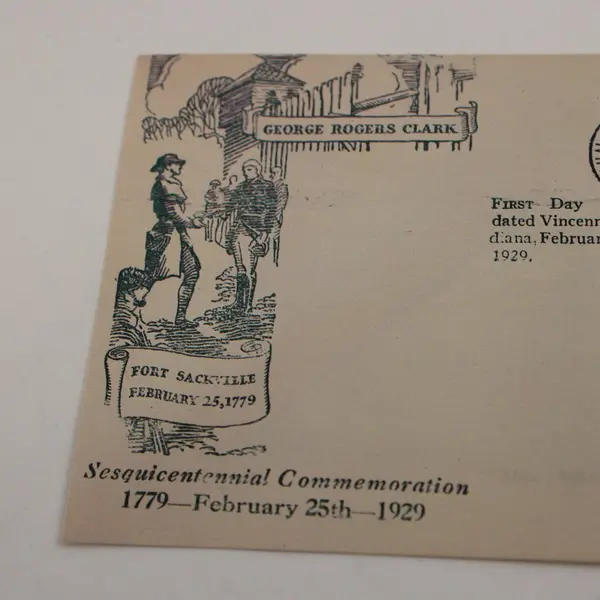 US Fleetwood 1979 Facsimile First Day Cover George Rogers Clark 150th 1929