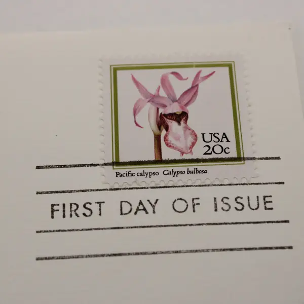 1984 Pacific Calypso Orchid 20c Stamp First Day Cover Fleetwood Cachet