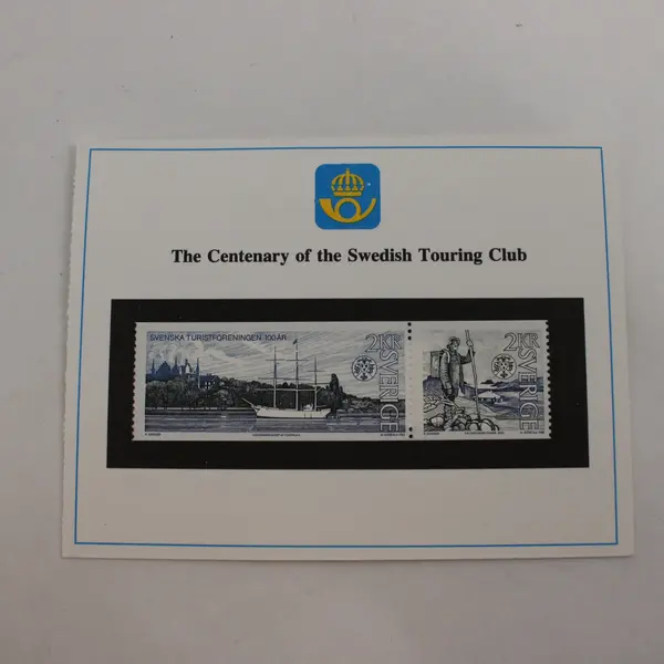 Sweden 1985 Centenary Of The Swedish Touring Club 2 Stamp Commemorative Card