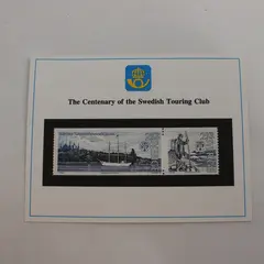 Sweden 1985 Centenary Of The Swedish Touring Club 2 Stamp Commemorative Card