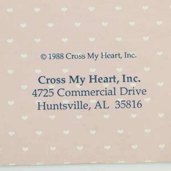 VTG Love and Friendship Counted Cross Stitch Cross My Heart Pattern Book 1988 PB