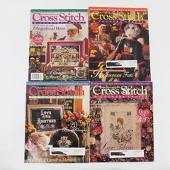 VTG Lot of 4 BH&G Cross Stitch & Country Crafts Magazines 1994 & 1995 Good