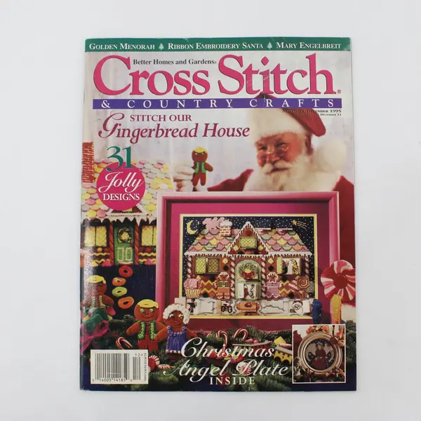 VTG Lot of 4 BH&G Cross Stitch & Country Crafts Magazines 1994 & 1995 Good