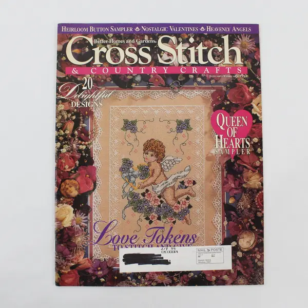 VTG Lot of 4 BH&G Cross Stitch & Country Crafts Magazines 1994 & 1995 Good