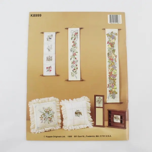 Vintage Williamsburg Revisited Book 99 Cross Stitch Needlepoint Designs 1989 PB