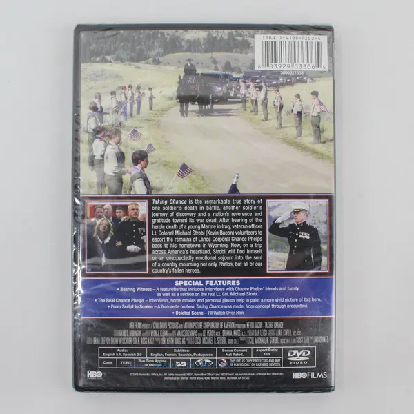 Taking Chance 2009 DVD Sealed Kevin Bacon Sundance