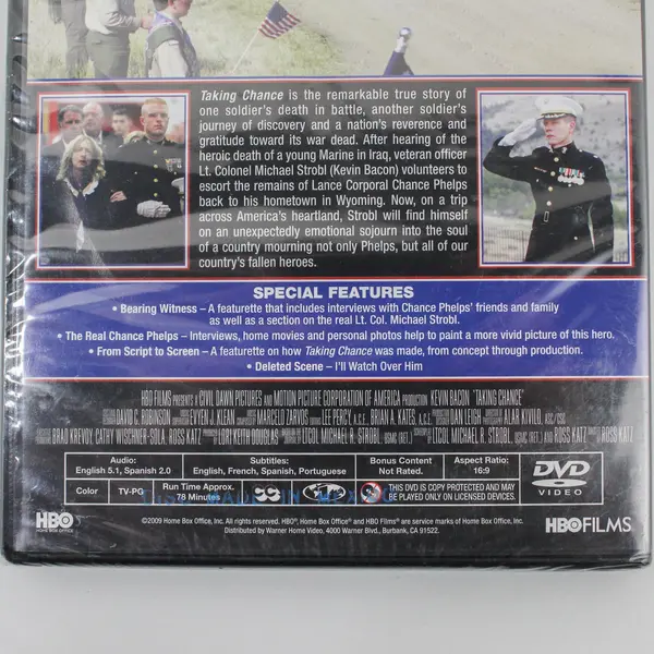 Taking Chance 2009 DVD Sealed Kevin Bacon Sundance