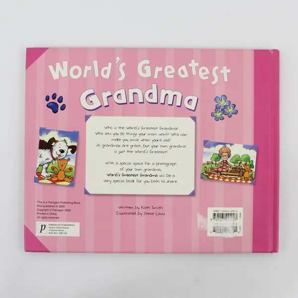 Vintage World's Greatest Grandma by Kath Smith 2005 Hardcover 1st Edition Good 