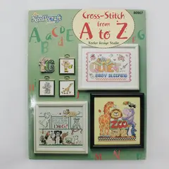 VTG Cross-Stitch From A to Z by Linda Gillum Kooler Design Studio 2003 Paperback