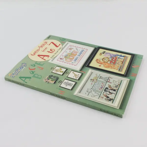 VTG Cross-Stitch From A to Z by Linda Gillum Kooler Design Studio 2003 Paperback