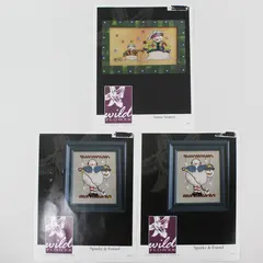 Lot of 3 Wildflower Stitchery & More Snow Sisters Sparky & Friend Patterns