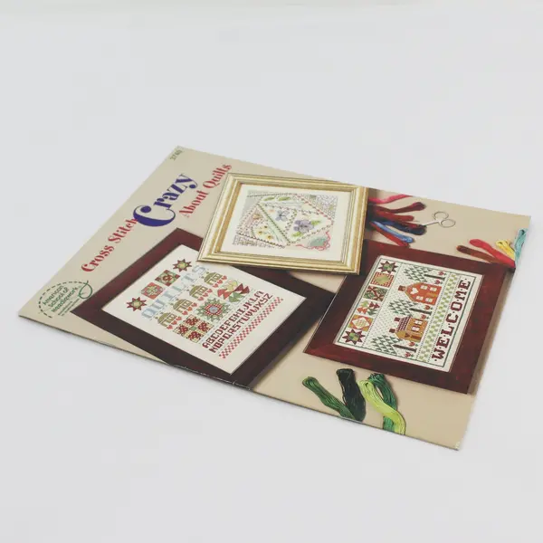 Cross Stitch Crazy About Quilts 2002 Paperback Pattern Book 