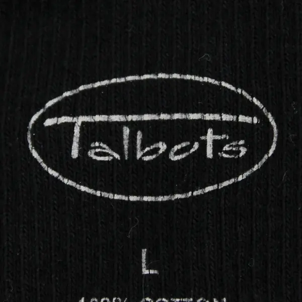 Talbots Black Womens L Tank Top Metal Scoop Neck Flawed
