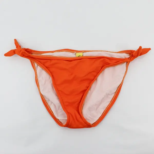 Surfside Bright Orange Side Tie Bikini Bottom Women's Medium